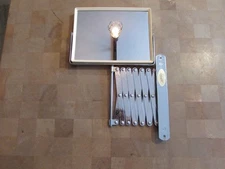 Accordion Vintage Wall Shaving Mirror Mount Scissors Arm Size Approx. 6.5 X 8.5