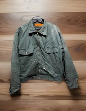 Stan Ray USA Made Work Jacket Large Green Zip...