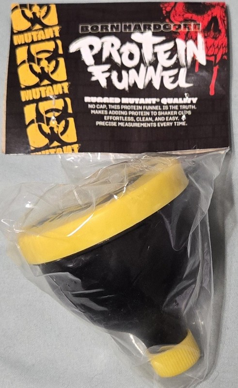 Mutant Nutrition Hardcore Powdered Drink FUNNEL / Storage New Sealed Arnold Expo