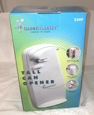 Toastmaster Tall Can Opener & Knife Sharpener model 2249 Cookin' In Style NEW