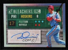 2019 Panini Donruss Bleachers Inc Rhys Hoskins #BI-RH Auto fm0