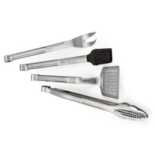 Cuisipro BBQ 4-Piece Set in Black/Silver