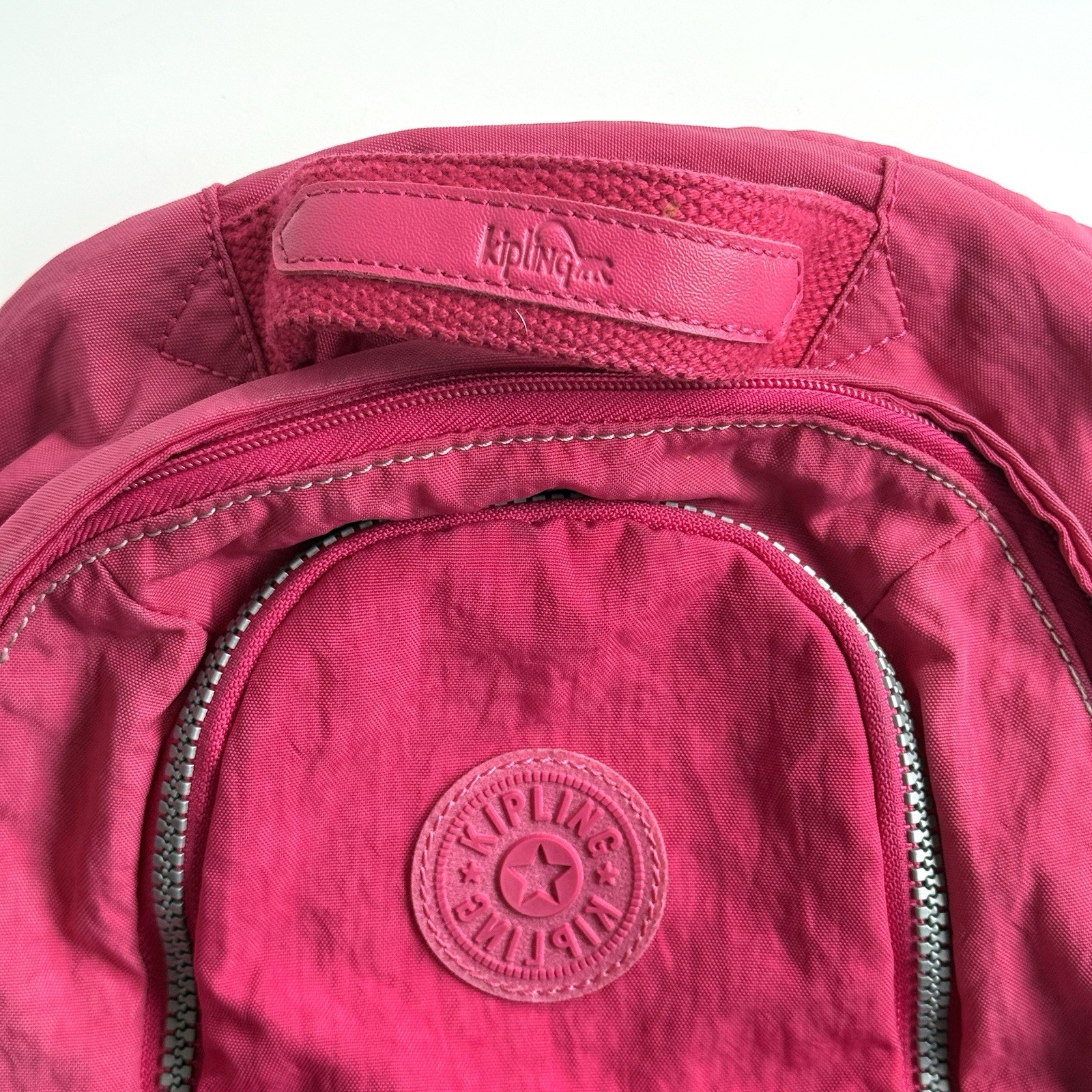 Kipling City Pack Medium Backpack Pink Hydrangea … - image 5