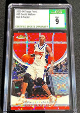 2005-06 Finest X-Fractors Red Bobcats CSG 9 MINT #65 Gerald Wallace /139 G2177