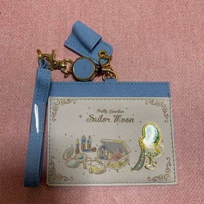 Sailor Moon Sailor Uranus Neptune Business Card Holder with Strap Unused