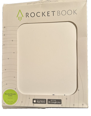 Rocketbook Core Reusable Smart Notebook 8.5'' x 11'' Lined Ruled 32 Pg, With Pen
