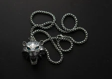 Bear School Griffin Cat Manticora Viper Medallion Necklace pendant Witcher Wolf