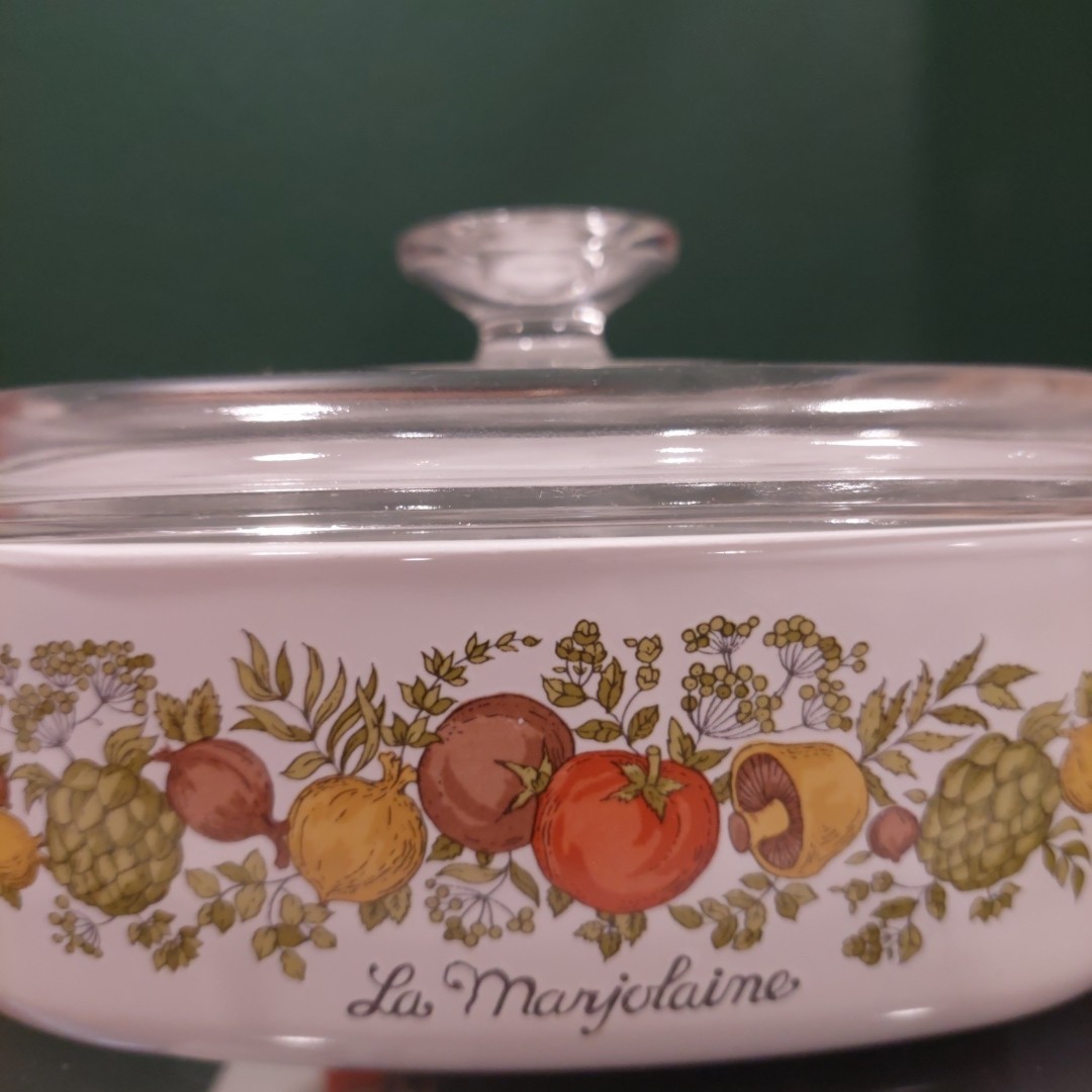 CORNING WARE A-2-B La Marjolaine Spice of Life 2 Quart Casserole Dish w A9C  Lid