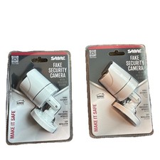 Lot Of 2 Sabre Dummy/Fake Surveillance Security Camera, Easy Adjustable Mount