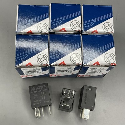 BOSCH 12V 30A 5-Pin Multi-Purpose Relay 6PCS 0986AH0308 For Universal