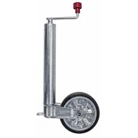 AL-KO StüTzrad Ø60 Mm – Stahlfelge, Vollgummireifen 200 X 50 Mm, 500 Kg
