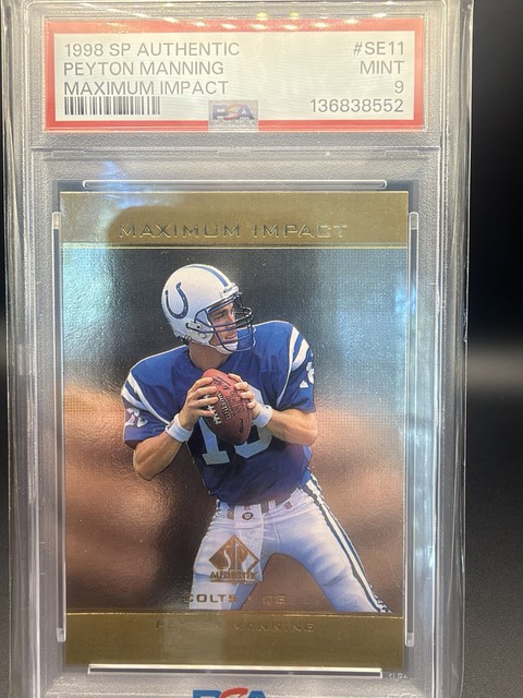 Peyton Manning 1998 Upper Deck SP Authentic