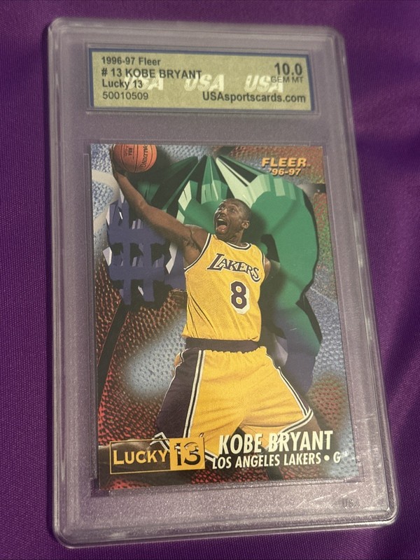 1996-97 Fleer #93 Lucky 13 Gem Mint 10 RARE! SEND OFFERS!