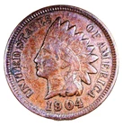 1904 Indian Head Penny.....   Nice Detailed Coin.....  5-7-3