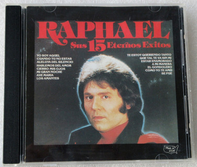 RAPHAEL / SUS 15 GRANDES EXITOS CD 1989 CAPITOL EMI LATIN POP BALADA RARE OOP