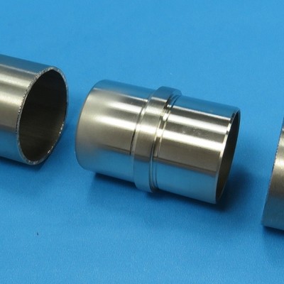 Steckfitting Rohr Verbinder Edelstahl für Geländer Rohr Handlauf Adapter kleben