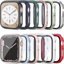HASDON 12 Pack Case Compatible with Apple Watch 40mm SE 3 SE 2 Series 6 5 4 SE
