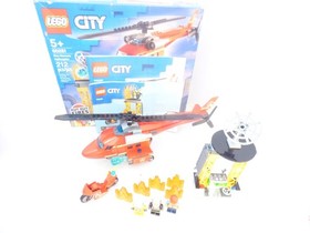 LEGO City 60281 Fire Rescue Helicopter  Set With Box Instructions & Minifigures