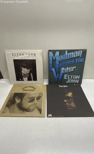 4pc VTG Vinyl LP Lot Elton John