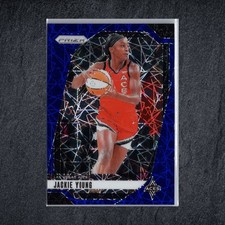 Jackie Young 2024 Panini WNBA Prizm Blue Velocity #1 Aces