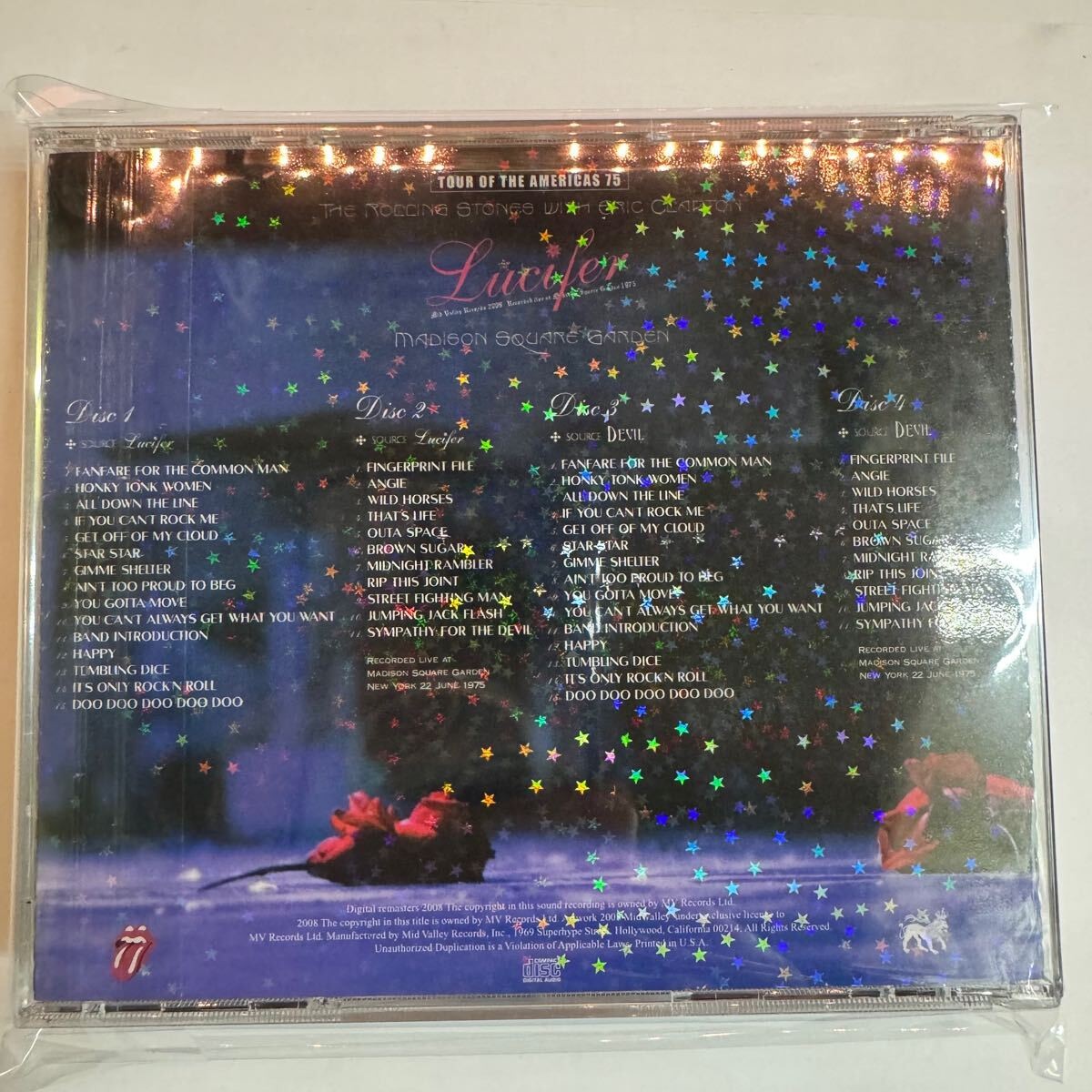 ROLLING STONES with クラプトン/LUCIFER 4CD The Rolling Stones With Eric Clapton / Lucifer 4Cd Mid