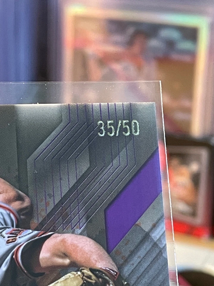 2022 Topps UK Edition #BSA-LW Logan Webb SUPERSTARS AUTO Purple Parallel #/50 - Image 2 of 4