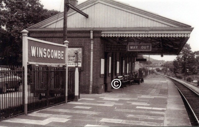 WINSCOMBE RAILWAY STATION SOMERSET c1960 STRAWBERRY LINE. PHOTO 12 x 8 (A4) WINSCOMBE RAILWAY STATION SOMERSET c1960 STRAWBERRY LINE. PHOTO 12 x 8 (A4)