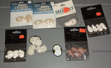 Lot of Deco Face Jewelry Craft Accessories Faces Drama Masks Cameo