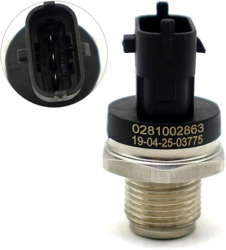 for HYUNDAI ACCENT SANTA FE TUCSON 1.7 2.0 2.2 CRDi FUEL RAIL PRESSURE SENSOR - Picture 4 of 4