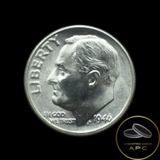 1946-D Roosevelt Dime High Grade BU GEM Great Luster++