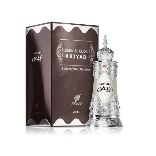 AFNAN DEHN AL OUDH ABIYAD 20ML CONCENTRATED PERFUME OIL BRAND NEW & SEALED