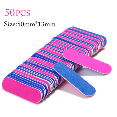 50/100pcs Mini Double Sided Nagelfeile Disposable Buffer Nagelfeile Maniküre