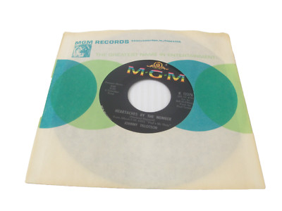 JOHNNY TILLOTSON HEARTACHES BY THE NUMBERS/YOUR MEM'RY COMES ALONG*1965 M.G.M*EX