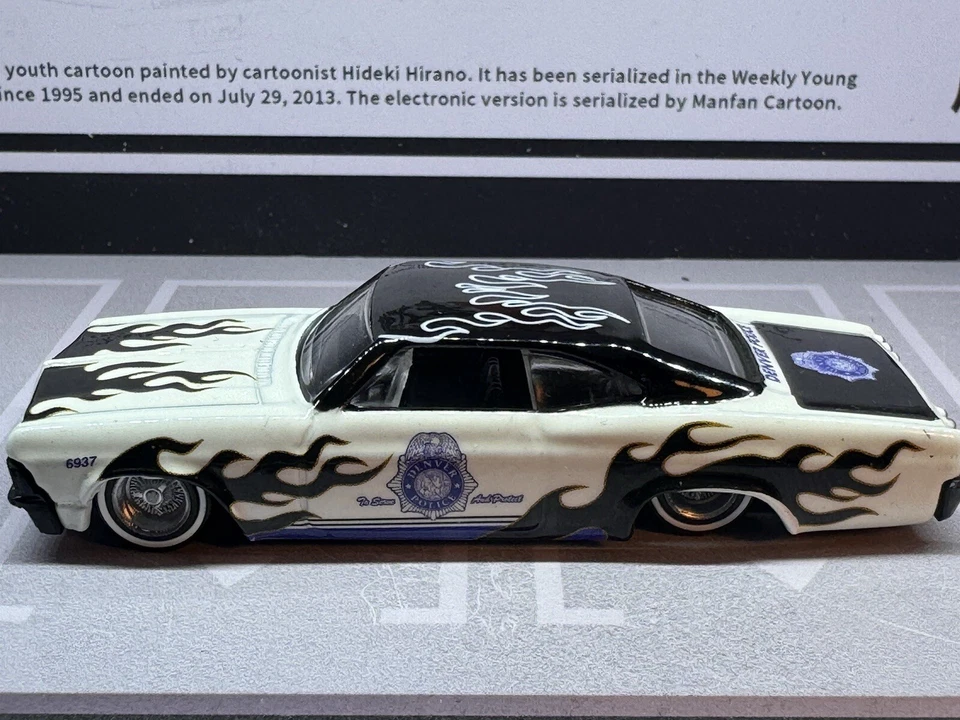 Hot Wheels KB Toys Cop Rods 1965 Impala Lowrider Denver Police Wheel Swap 2000 Foto 4 de 4