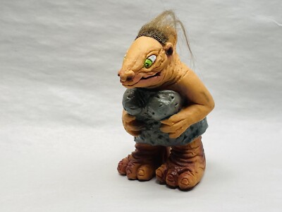 CAVEMAN TROLL Anjar Finger Puppet  1989 Vintage Philippines