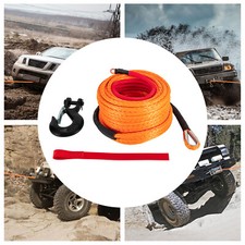 23809 Lbs Synthetic Winch Rope Dyneema Winch Cable Line With Hook 38 X 100ft