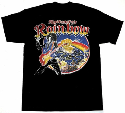 Retro Live Concert Rainbow Ritchie Blackmore Shirt Black Unisex S-5XL ND732