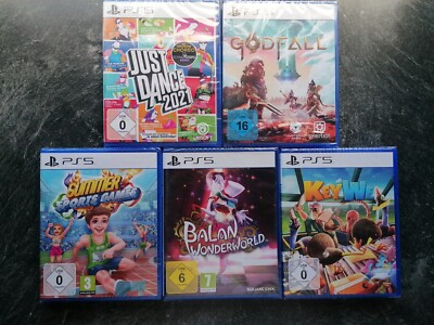 PS5 Spiele alle Neu OVP - KeyWe-Summer Sports Games-Godfall....