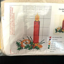 Mary Maxim Latch Hook Rug Kit Christmas Stocking 2536
