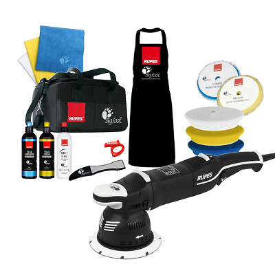 Rupes LK900E Mille Gear Driven Polisher Complete Kit | Bigfoot Bag Combo New DA