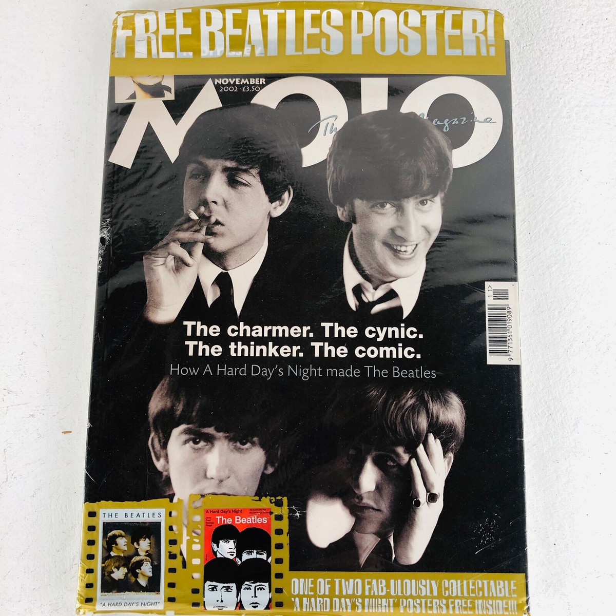 NOS Mojo Magazine November 2002 The Beatles POSTER Issue NEW