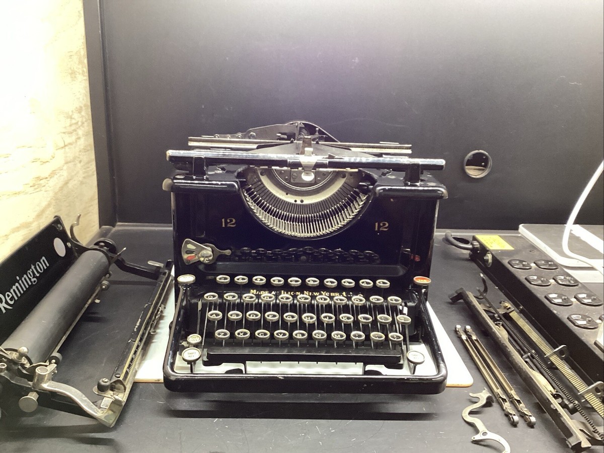 Vintage 1927 Remington 12 Typewriter Model BD For Parts Or Repair