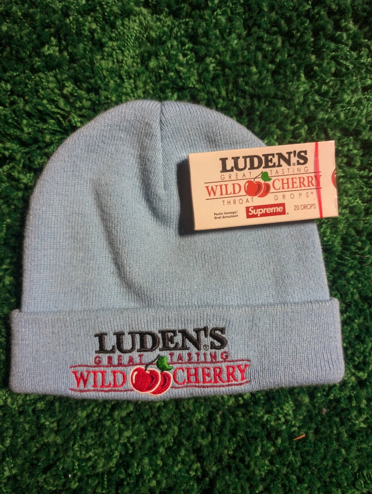 Supreme Ludens Beanie (Ludens Pack Included!) Light Blue FW18