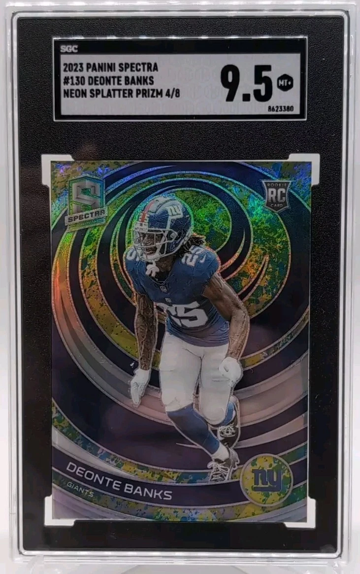 Deonte Banks Panini Spectra #130 Neon Splatter