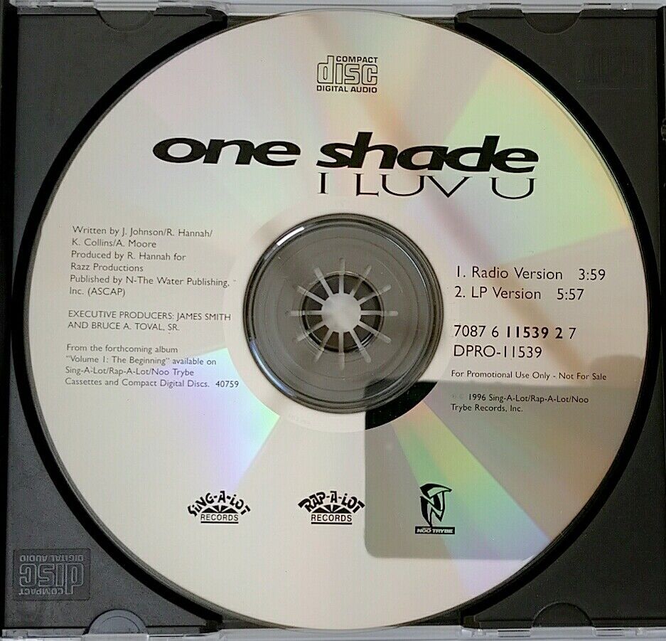 CD) One Shade ‎– I Luv U Promo, DPRO-11539, Near Mint, Rare. | eBay