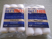 2 - 3 packs Premium Painters Collection 3/8" pile semi smooth roller covers