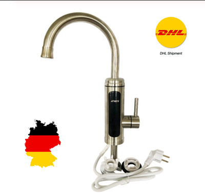 EDELSTAHL Wasserhahn Durchlauferhitzer Armatur elektrisch Waschtisch