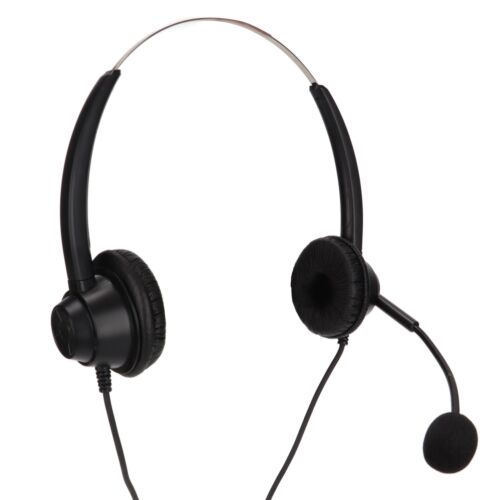 H360D‑2.5 Telefon Headset Binaural Kundenservice Kopfhörer Mit HD Mic GD2 - Afbeelding 1 van 22