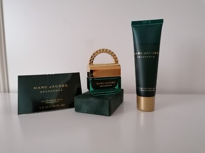 Marc Jacobs Decadence - Miniatur EdP 4 ml + Probe EdP 1,2 ml + Shower Gel 30 ml