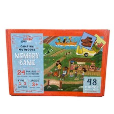 Little Likes Kids Camping Outdoors Memory Game 48 Piece Ages 3 NEW